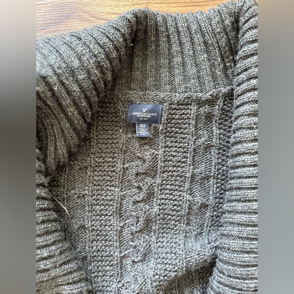 Cowl neck thick cardigan - Picture 2 of 3